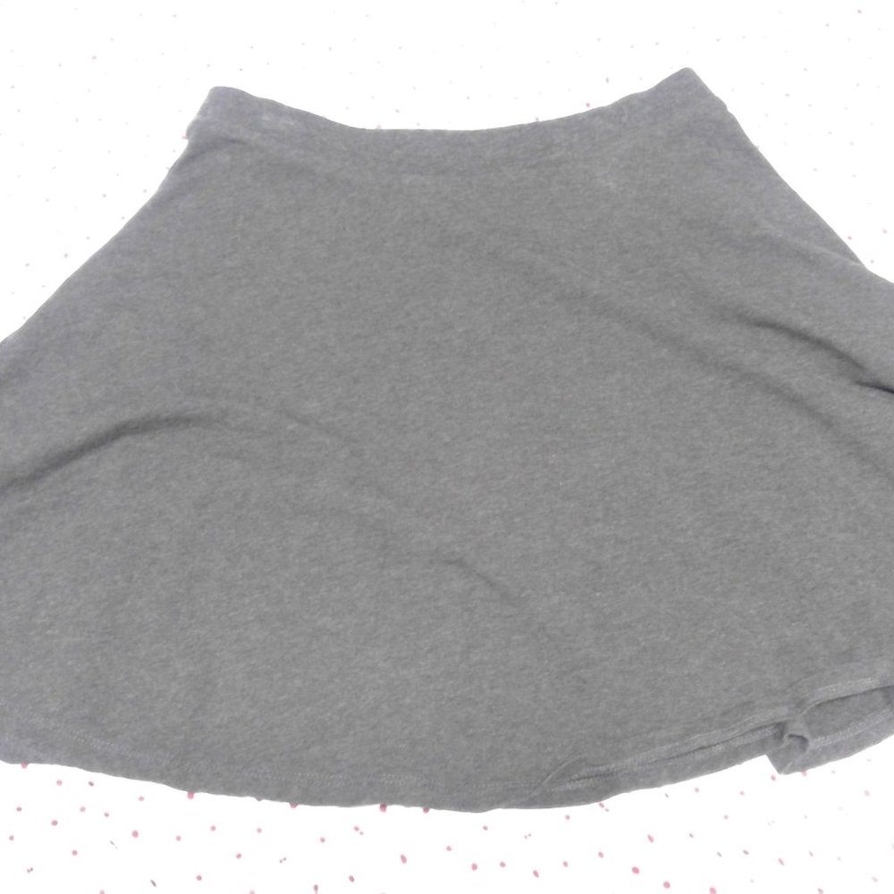 Gray Circle Skirt Medium